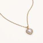 LILY AND ROSE-Athena necklace - Ivory- Επιχρυσωμένος ορείχαλκος 18 καρατίων