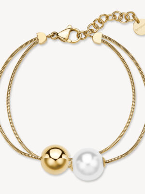 BROSWAY-Bracelet  PERFECT-Aτσάλι Επιχρυσωμένο