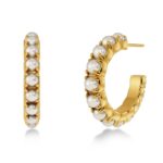 EDBLAD-Lilo Hoops L Gold-Χειρουργικό ατσάλι 14Κ