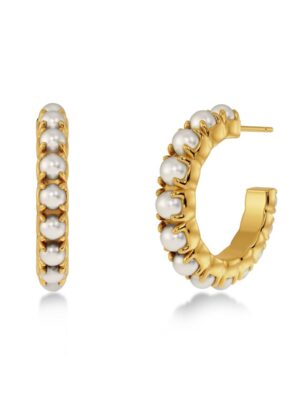 EDBLAD-Lilo Hoops L Gold-Χειρουργικό ατσάλι 14Κ