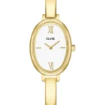 CLUSE-Ρολόι L' Ovale Gold Stainless Steel Bracelet
