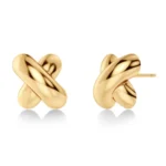 EDBLAD-Alexa Studs L Gold-Χειρουργικό ατσάλι 14Κ