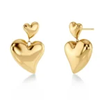 EDBLAD-Amorina Earrings Gold-Χειρουργικό ατσάλι 14k