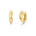 EDBLAD-Crystalite hoops L Gold-Xειρουργικό ατσάλι 14Κ