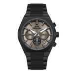 Ρολόι SLAZENGER Dual Time Black Silicone Strap